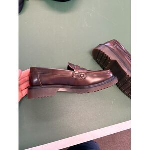 Electric Karma Chunky Lug Sole Penny Loafers